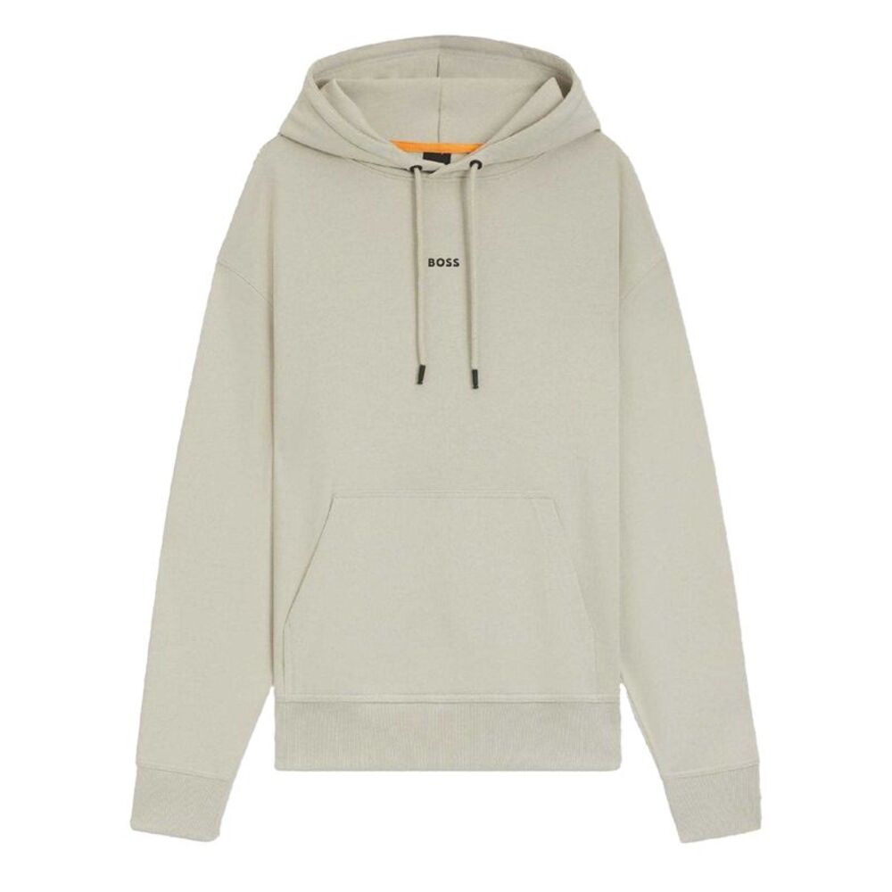 Boss Mens Cotton Regular Long-Sleeved Pullover Hoodie / Beige